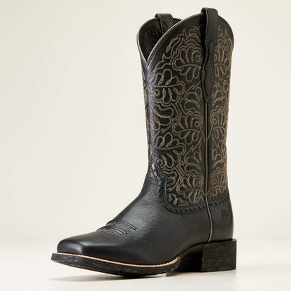 Ariat Sale - Round Up Remuda Wide Square Toe Western Boot