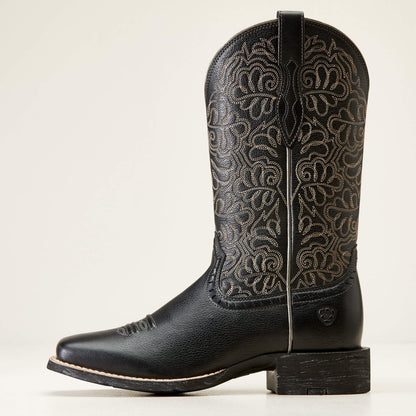Ariat Sale - Round Up Remuda Wide Square Toe Western Boot