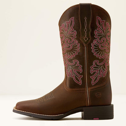 Ariat Online - Round Up StretchFit Wide Square Toe Western Boot