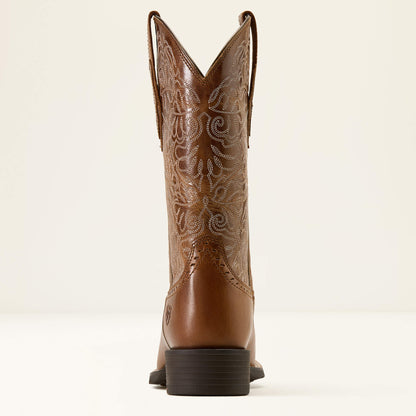 Ariat Sale - Round Up Remuda Wide Square Toe Western Boot