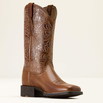Ariat Sale - Round Up Remuda Wide Square Toe Western Boot