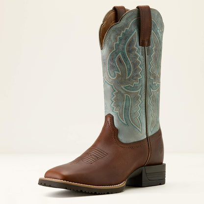 Ariat Website Store - Hybrid Ranchwork Wide Square Toe Western Boot
