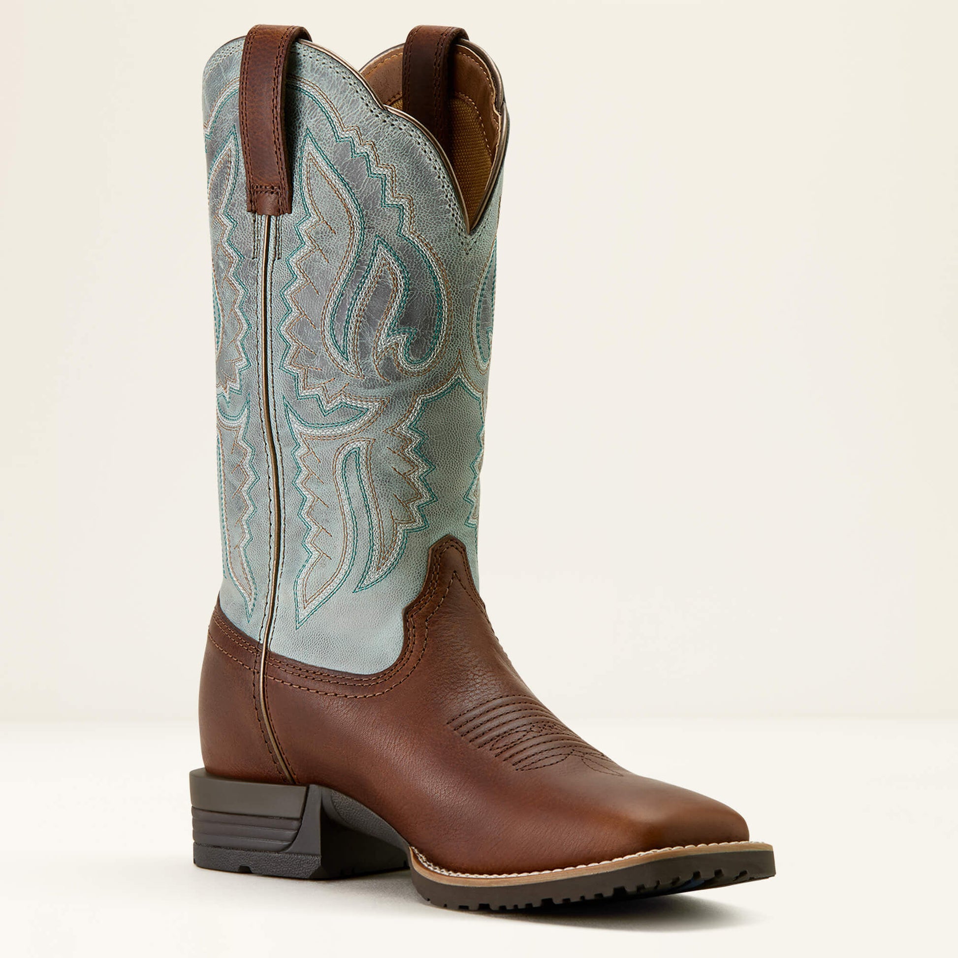Ariat Website Store - Hybrid Ranchwork Wide Square Toe Western Boot