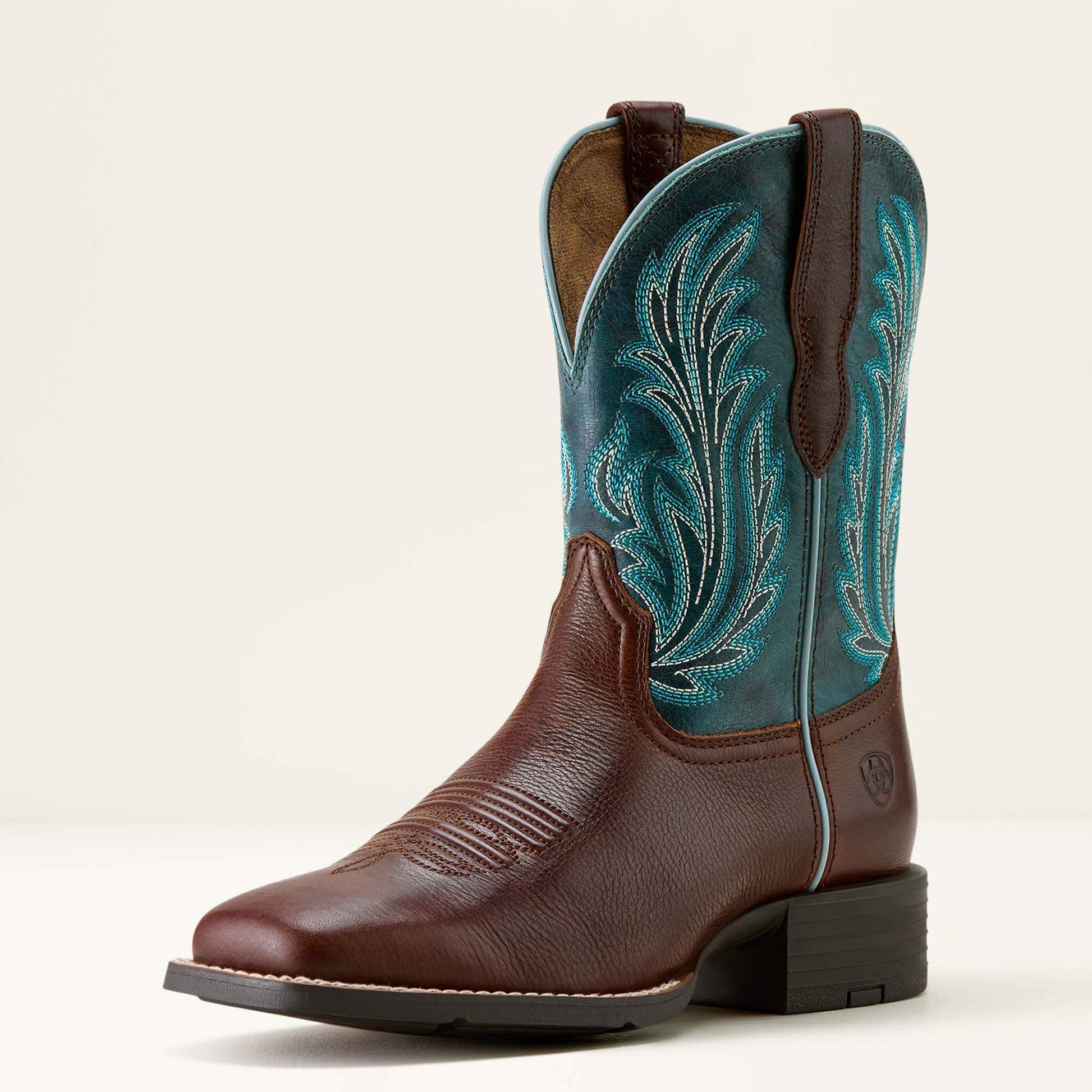 Ariat Online - Round Up Filly Wide Square Toe Western Boot