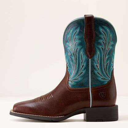 Ariat Online - Round Up Filly Wide Square Toe Western Boot