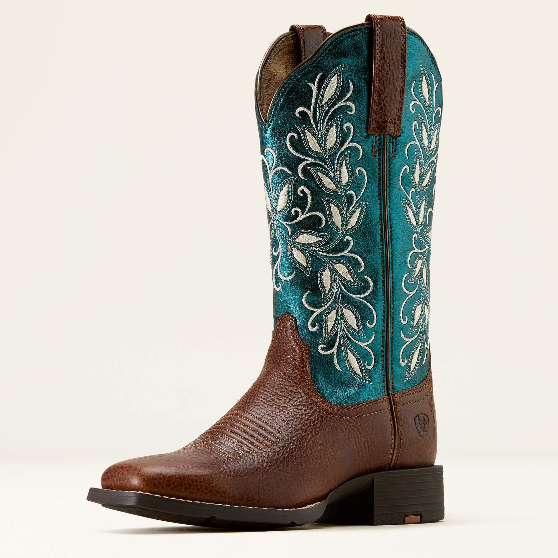 Ariat Sale - Round Up Holly Wide Square Toe Western Boot