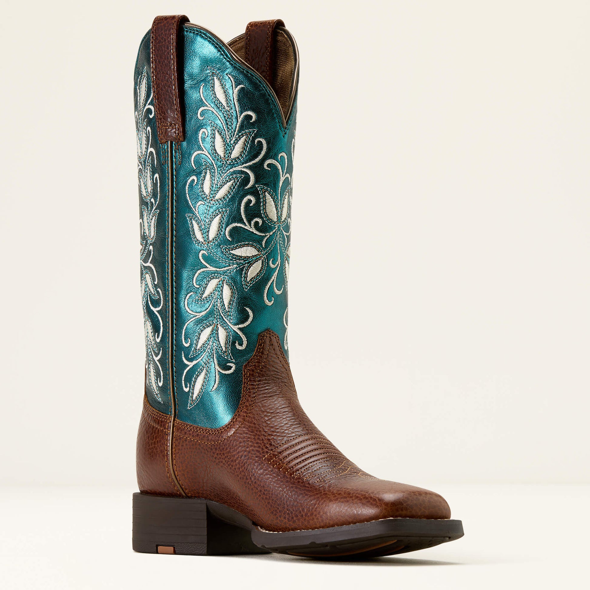 Ariat Sale - Round Up Holly Wide Square Toe Western Boot