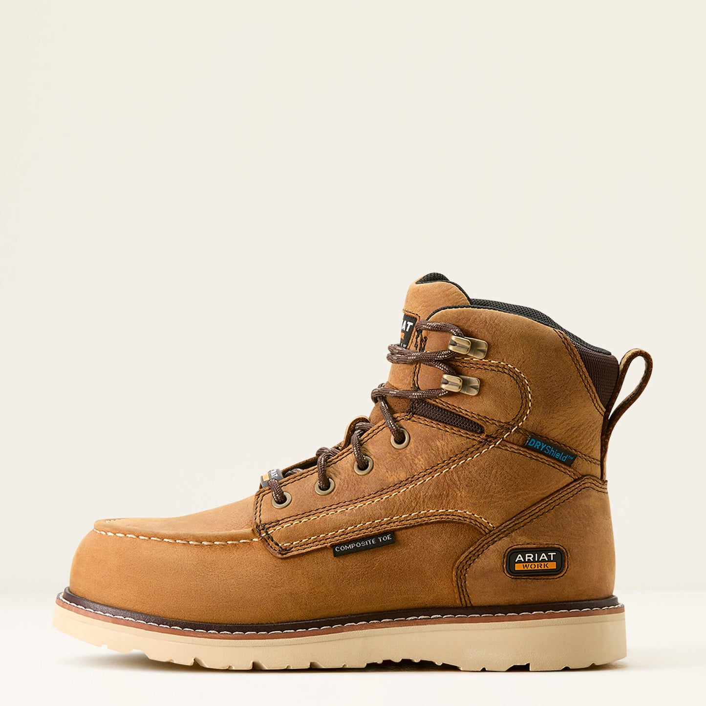 Ariat Online Shop - Rebar Wedge Moc Toe Waterproof Composite Toe Work Boot