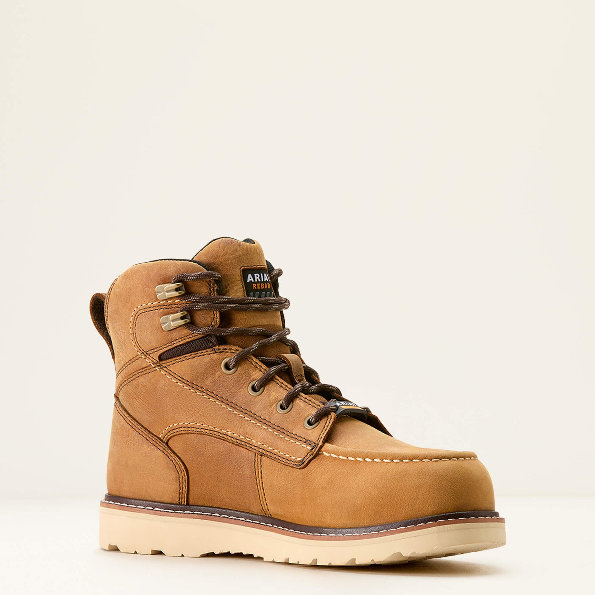 Ariat Online Shop - Rebar Wedge Moc Toe Waterproof Composite Toe Work Boot