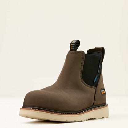 Ariat Outlet - Rebar Wedge Chelsea Waterproof Composite Toe Work Boot