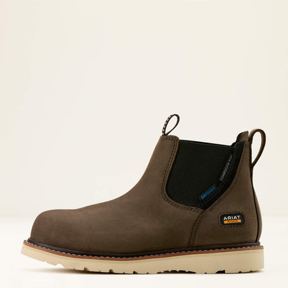 Ariat Outlet - Rebar Wedge Chelsea Waterproof Composite Toe Work Boot