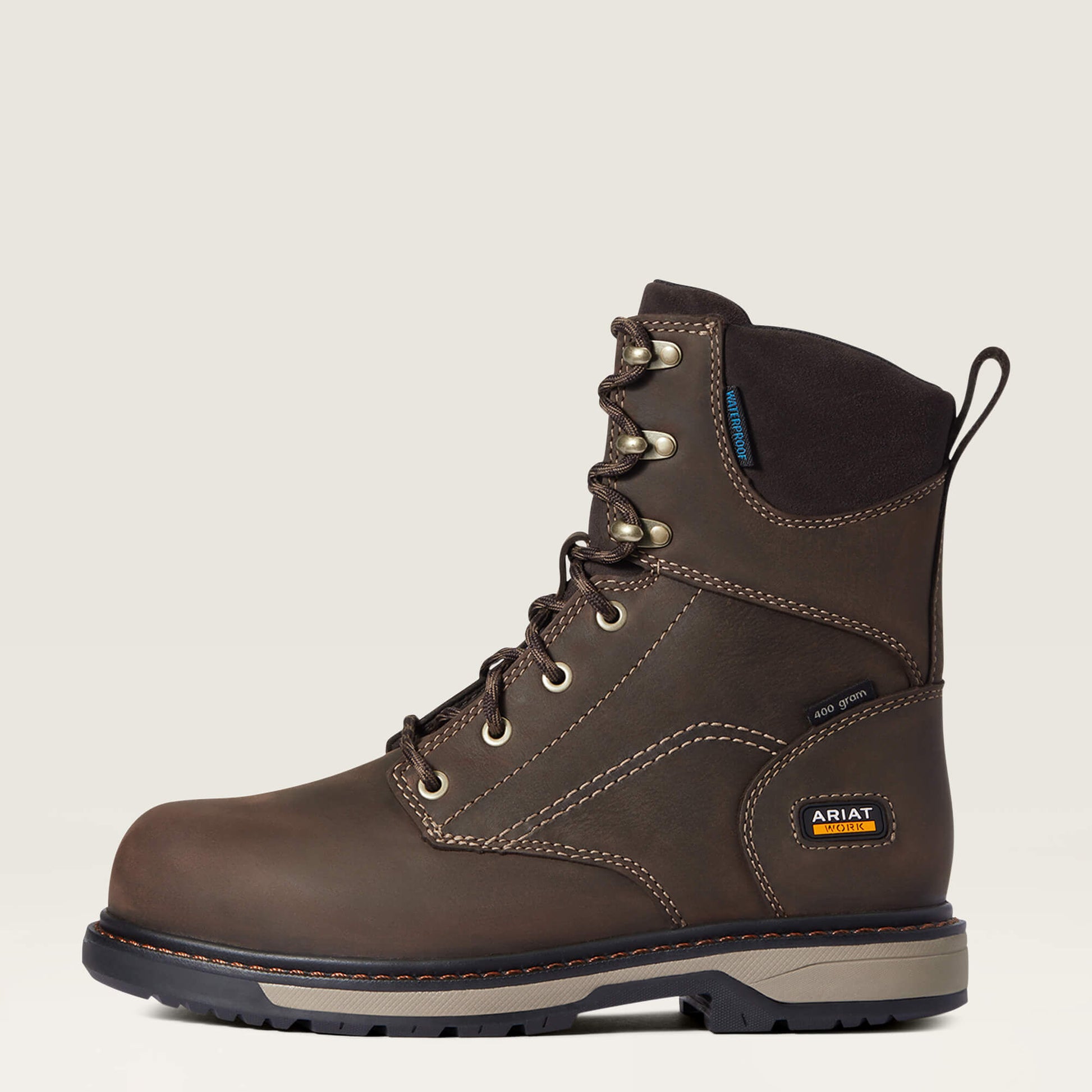 Ariat Online Shop - Riveter 8" CSA Glacier Grip Waterproof 400g Composite Toe Work Boot
