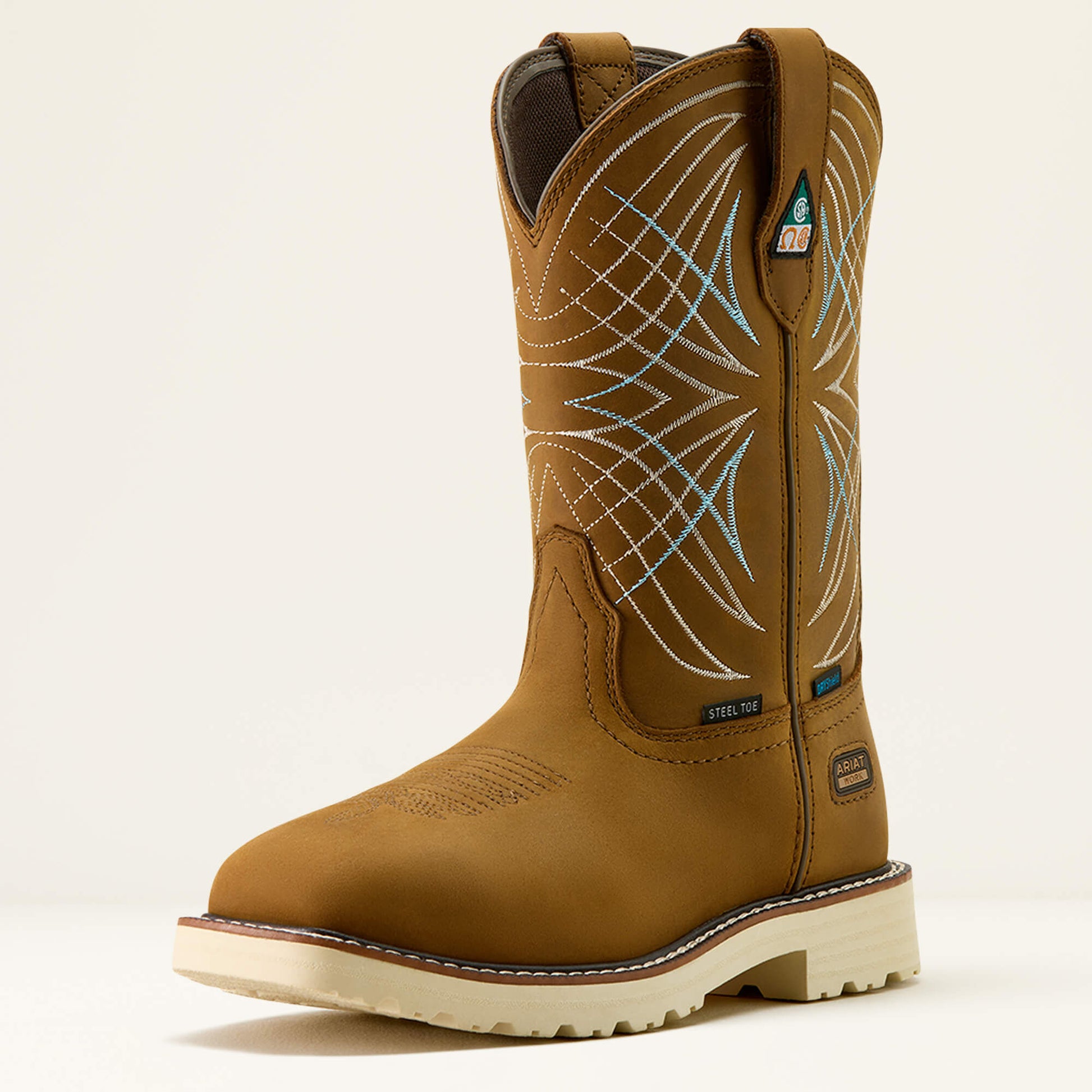 Ariat For Sale - Activator CSA Waterproof Wide Square Toe Steel Toe Work Boot