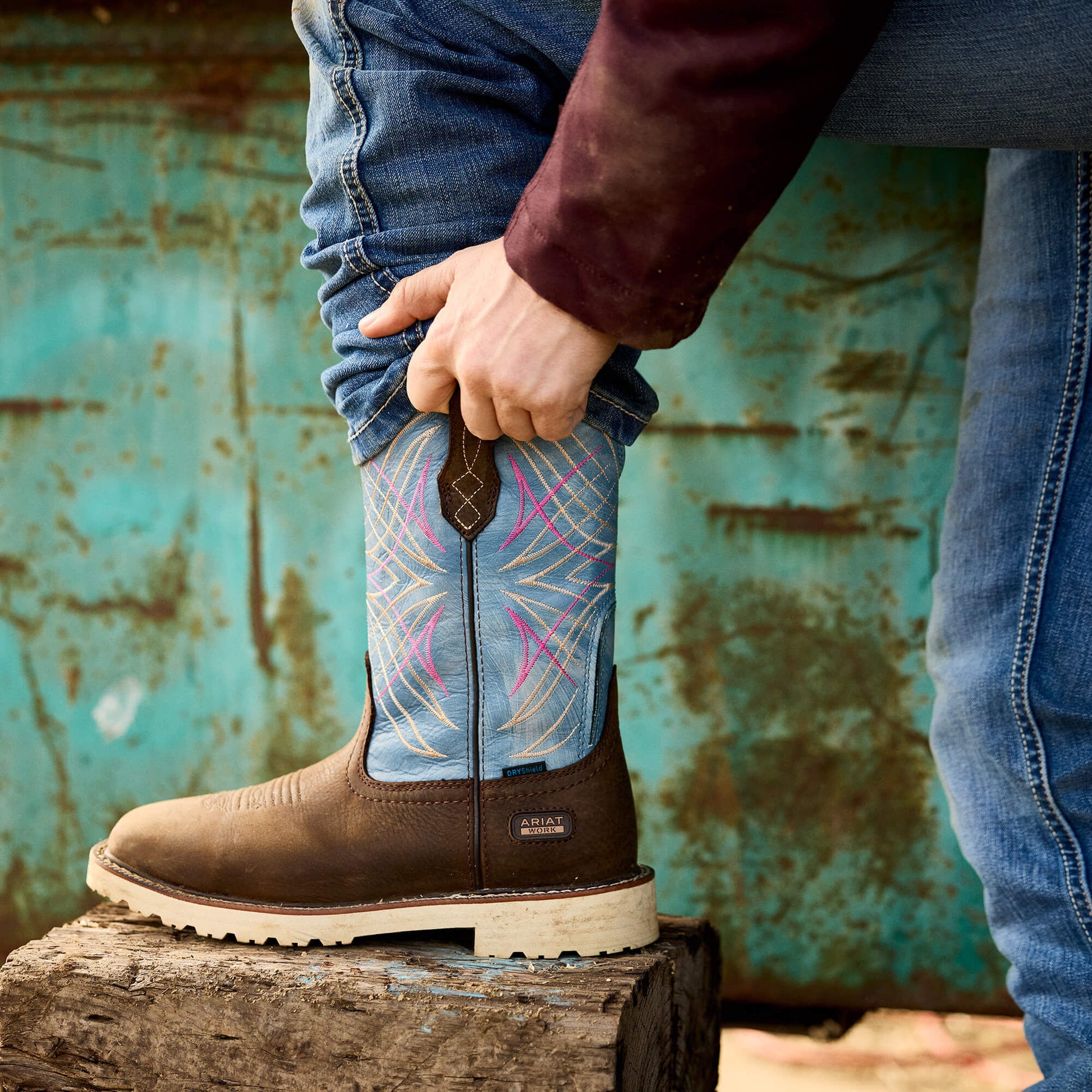 Ariat Online - Activator Waterproof Wide Square Toe Work Boot