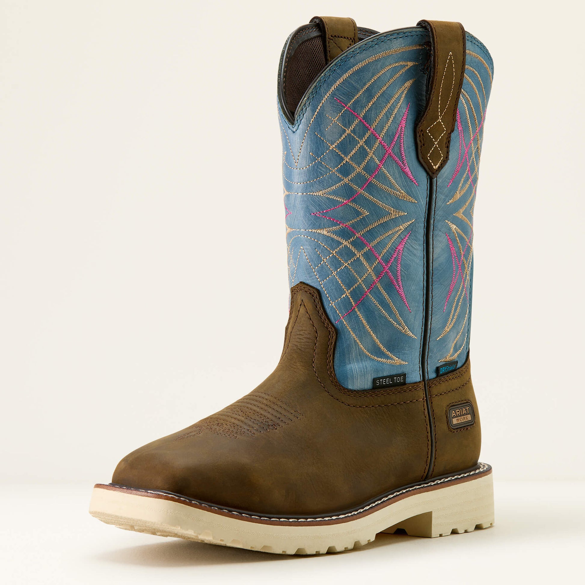 Ariat Website Store - Activator Waterproof Wide Square Toe Steel Toe Work Boot
