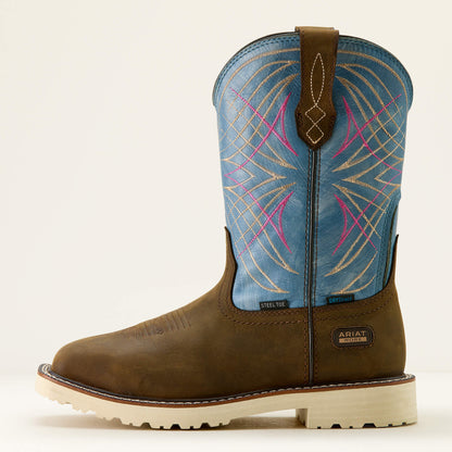 Ariat Website Store - Activator Waterproof Wide Square Toe Steel Toe Work Boot