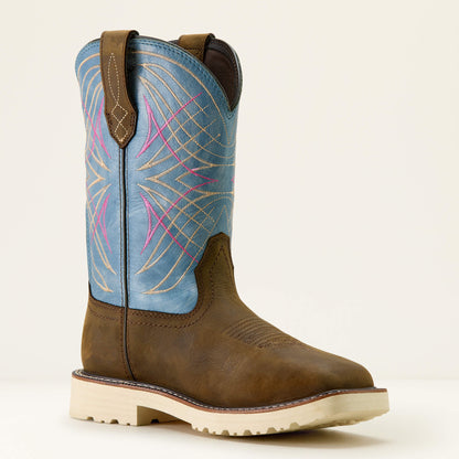 Ariat Website Store - Activator Waterproof Wide Square Toe Steel Toe Work Boot