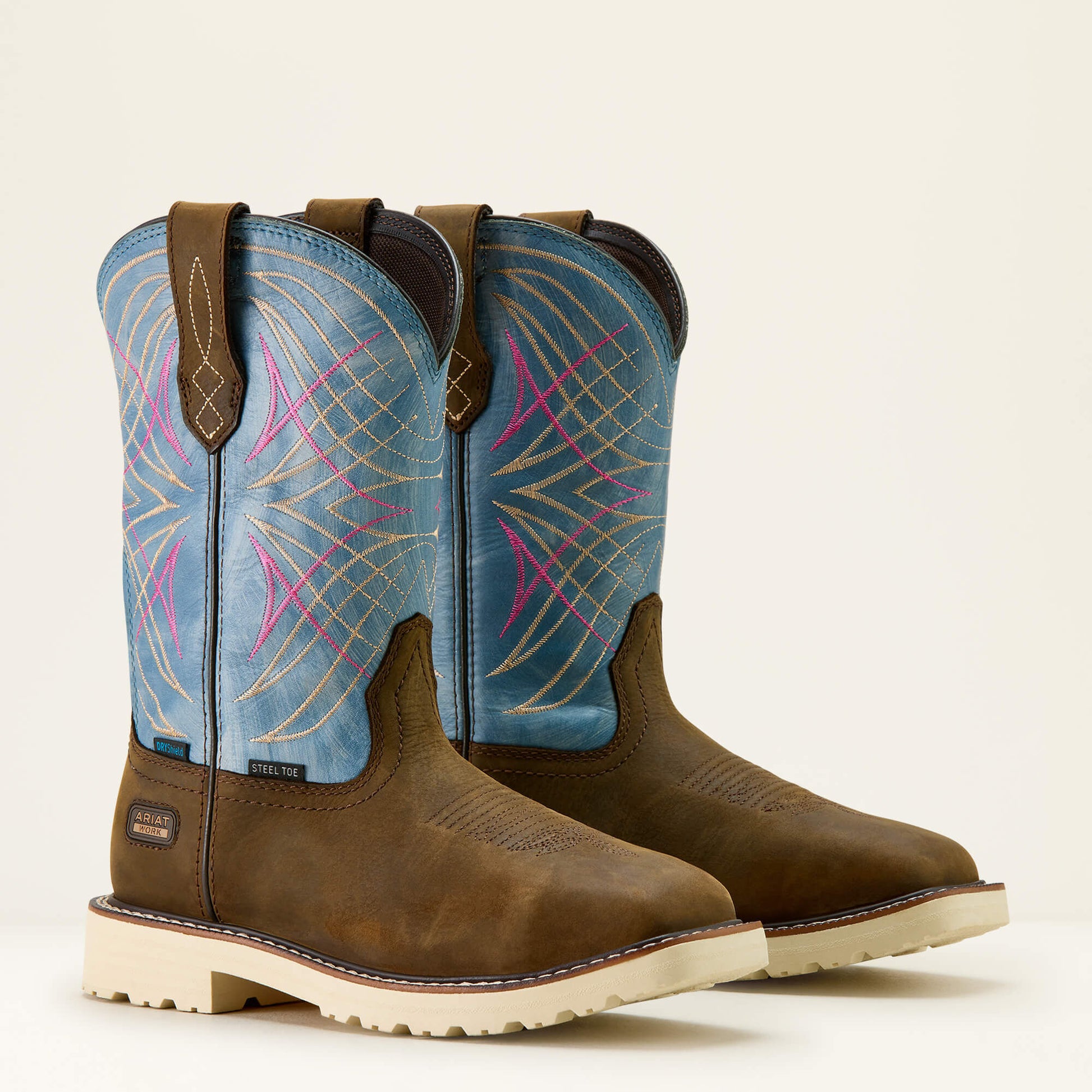Ariat Website Store - Activator Waterproof Wide Square Toe Steel Toe Work Boot