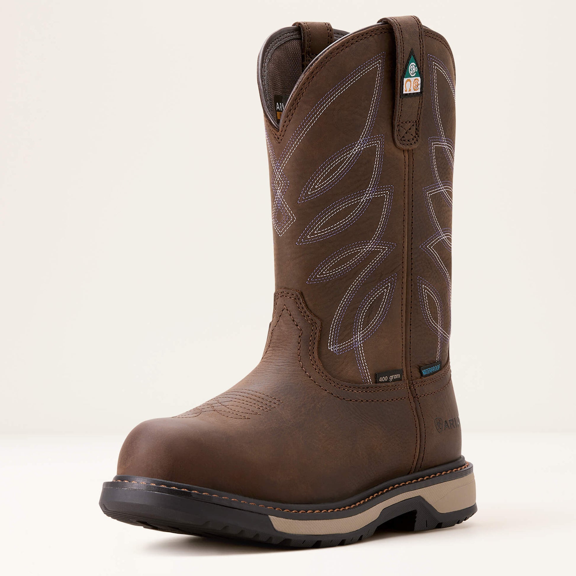 Ariat For Sale - Riveter CSA Glacier Grip Waterproof 400g Composite Toe Work Boot