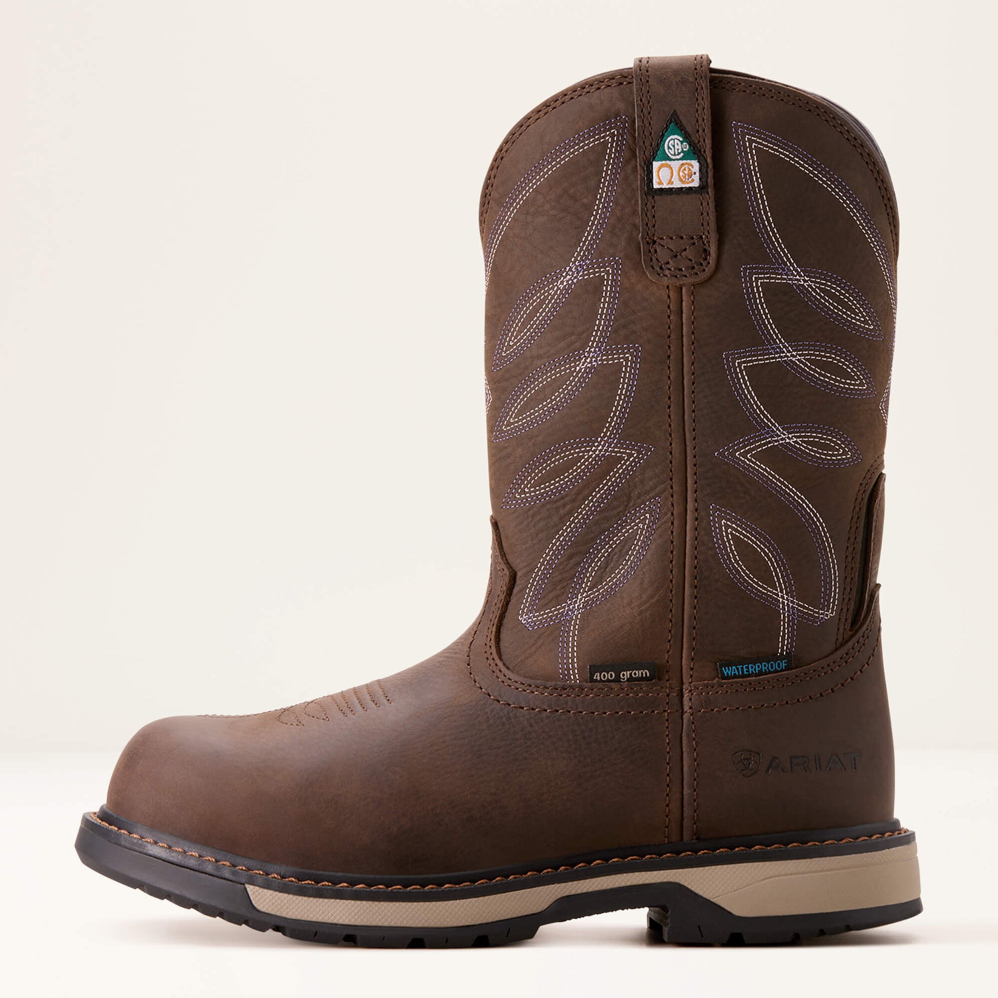 Ariat For Sale - Riveter CSA Glacier Grip Waterproof 400g Composite Toe Work Boot