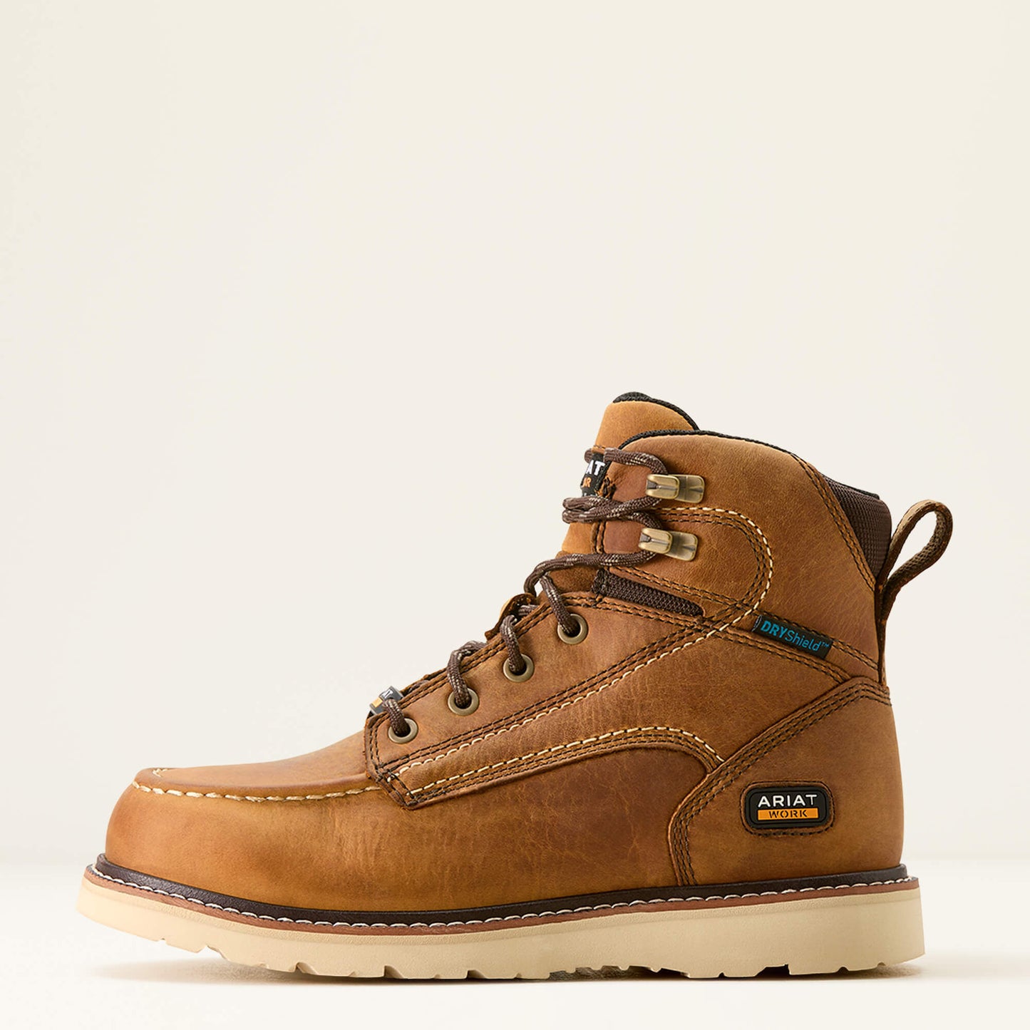 Ariat Website Store - Rebar Wedge Moc Toe Waterproof Work Boot
