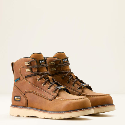 Ariat Website Store - Rebar Wedge Moc Toe Waterproof Work Boot