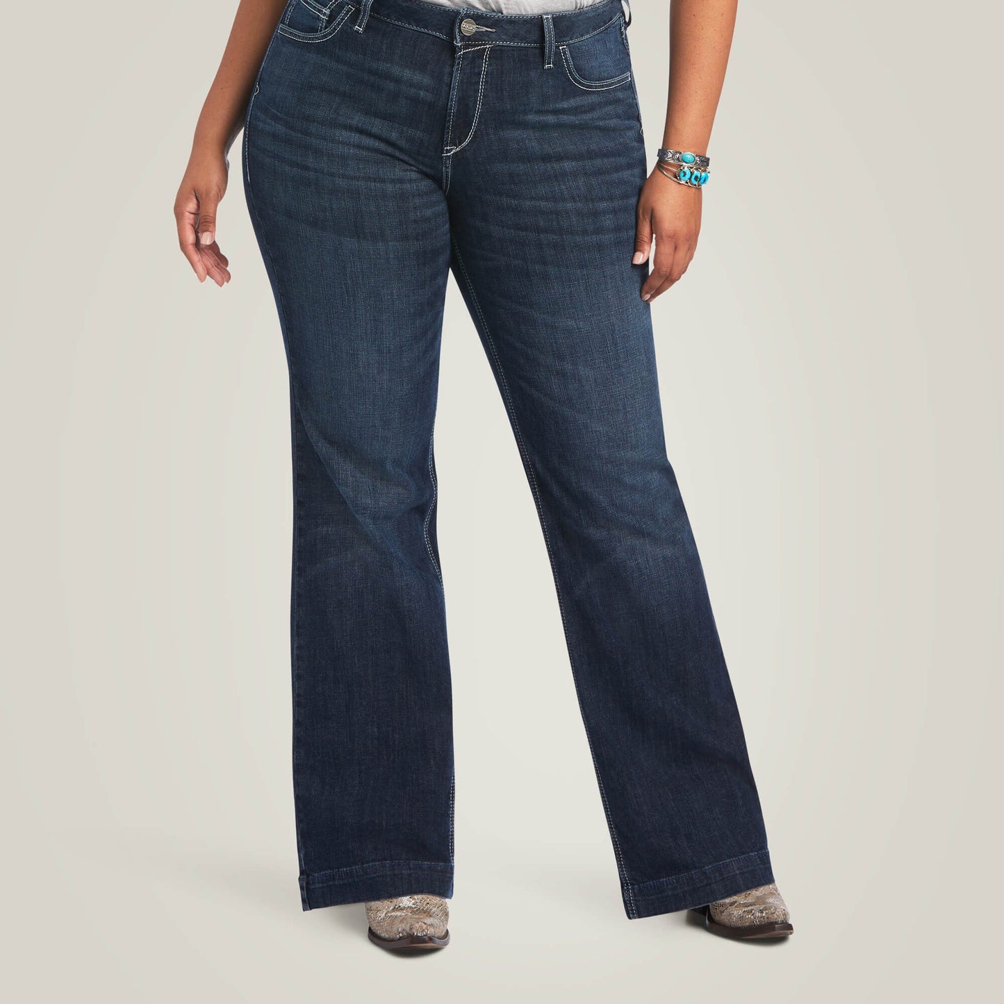 Ariat On Sale - Trouser Perfect Rise Aisha Wide Leg Jean