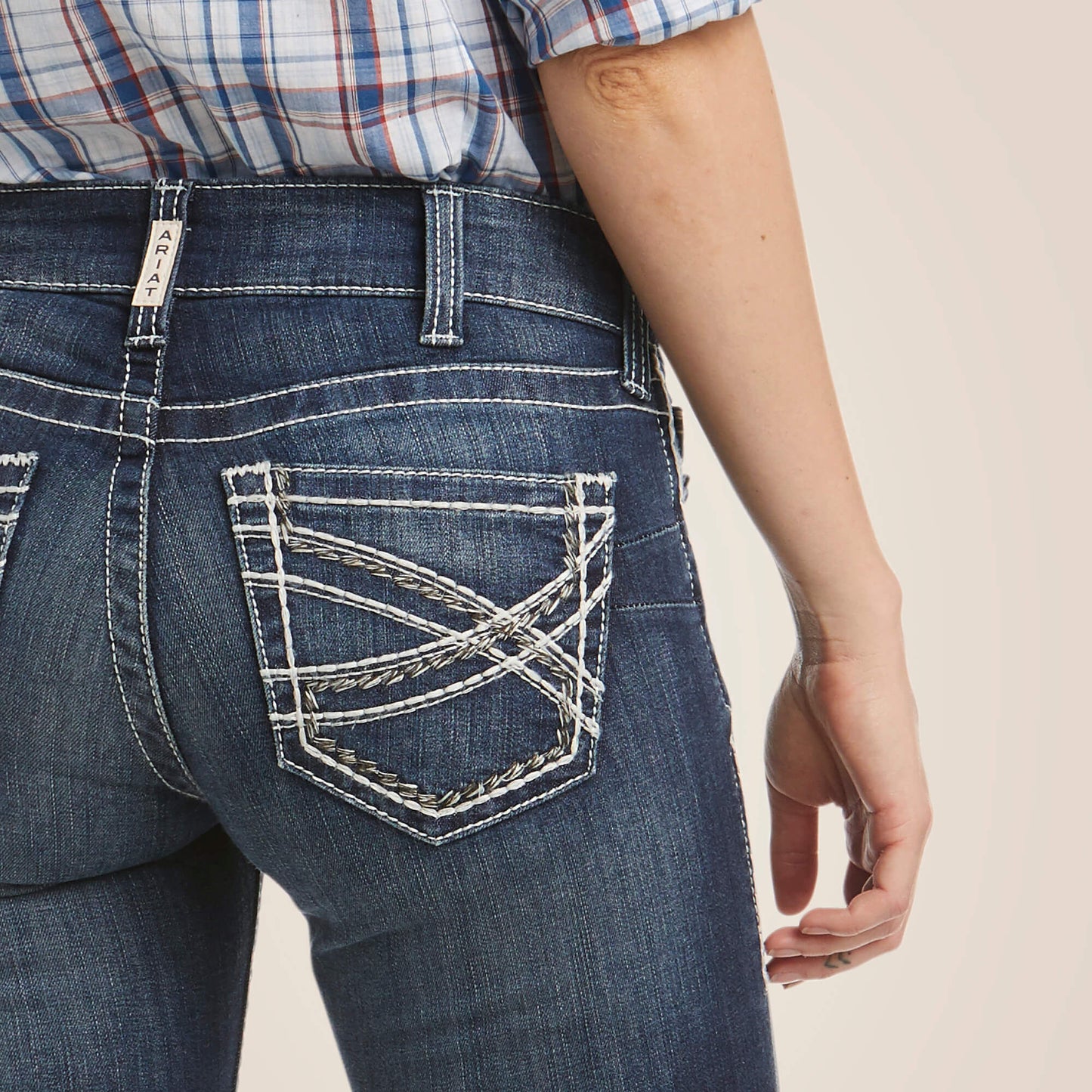 Ariat For Sale - R.E.A.L. Mid Rise Stretch Entwined Boot Cut Jean