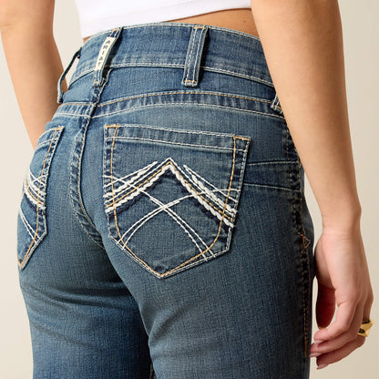Ariat Online Shop - R.E.A.L. Mid Rise Stretch Whipstitch Boot Cut Jean