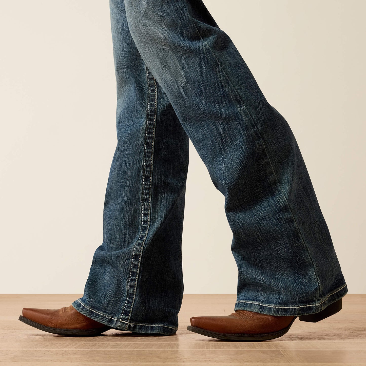 Ariat Online Shop - R.E.A.L. Mid Rise Stretch Whipstitch Boot Cut Jean