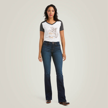 Ariat Website Store - R.E.A.L. High Rise Ballary Boot Cut Jean