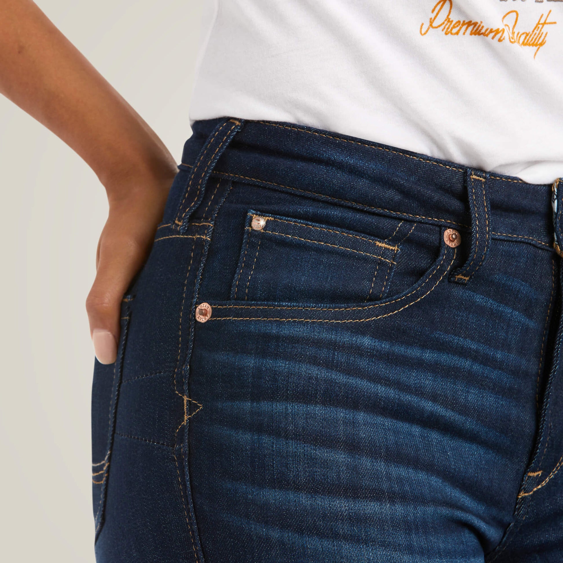 Ariat Website Store - R.E.A.L. High Rise Ballary Boot Cut Jean