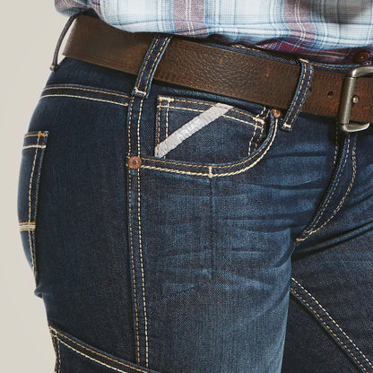 Ariat On Sale - Rebar Mid Rise DuraStretch Riveter Boot Cut Jean
