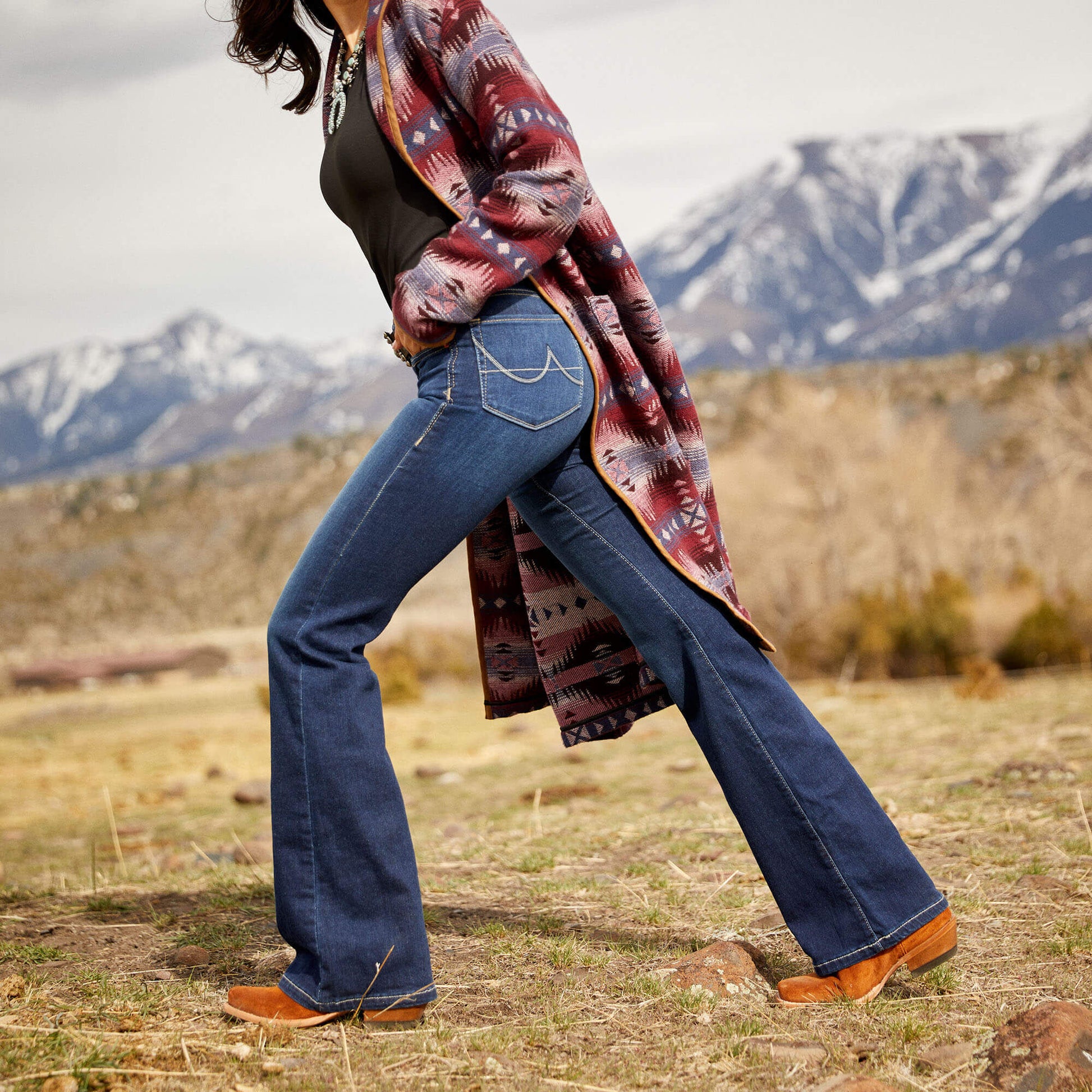 Ariat Online - Ultra Stretch Perfect Rise Katie Flare Jean