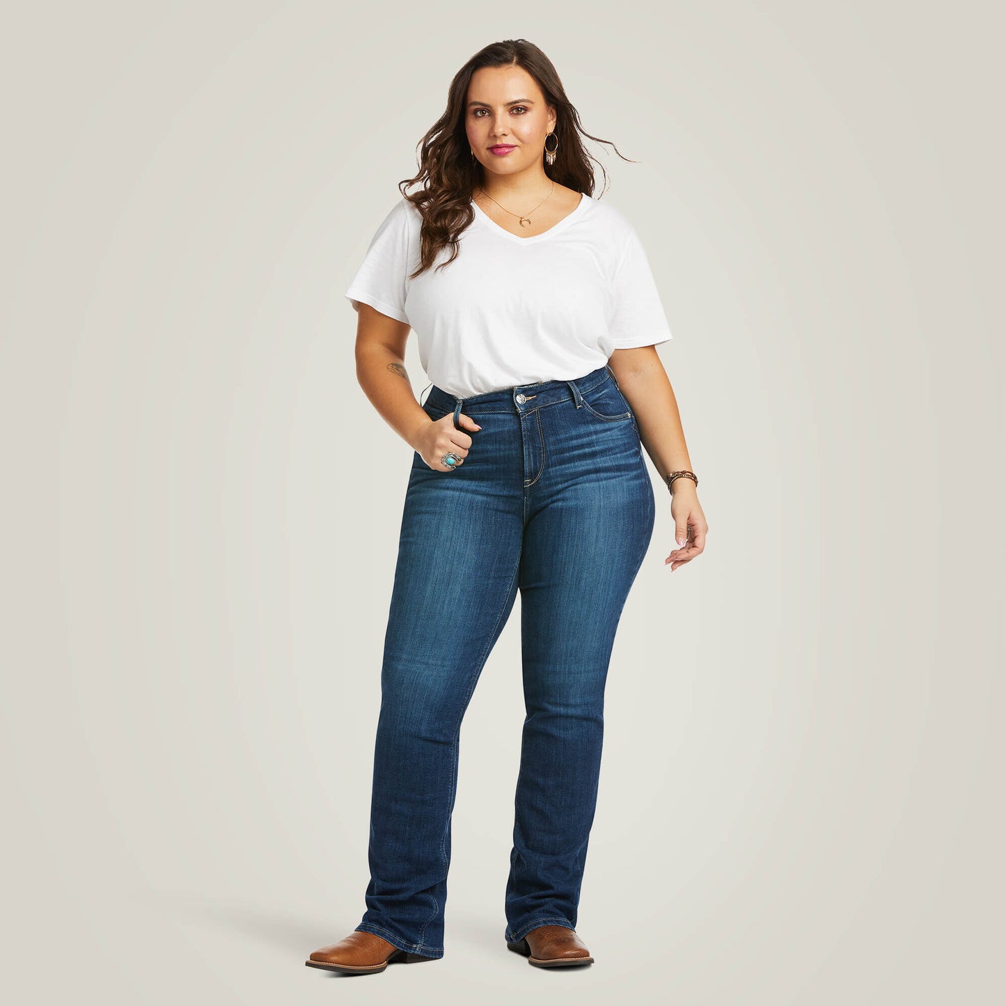 Ariat Online Shop - R.E.A.L. Perfect Rise Abby Straight Jean