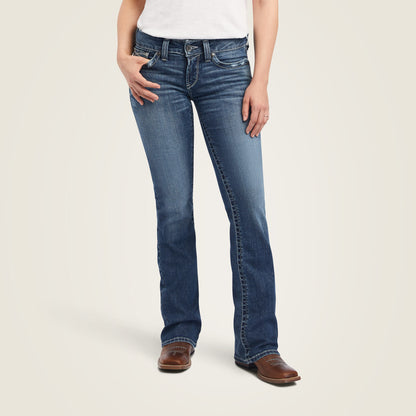 Ariat US - R.E.A.L. Mid Rise Raquel Boot Cut Jean