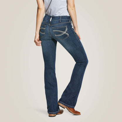 Ariat Online - R.E.A.L. Mid Rise Arrow Fit Stretch Shayla Boot Cut Jean