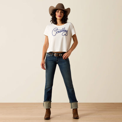 Ariat Sale - R.E.A.L. Mid Rise Stretch Icon Stackable Straight Leg Jean