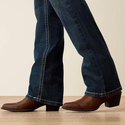 Ariat Outlet - R.E.A.L. Mid Rise Stretch Ivy Stackable Straight Leg Jean