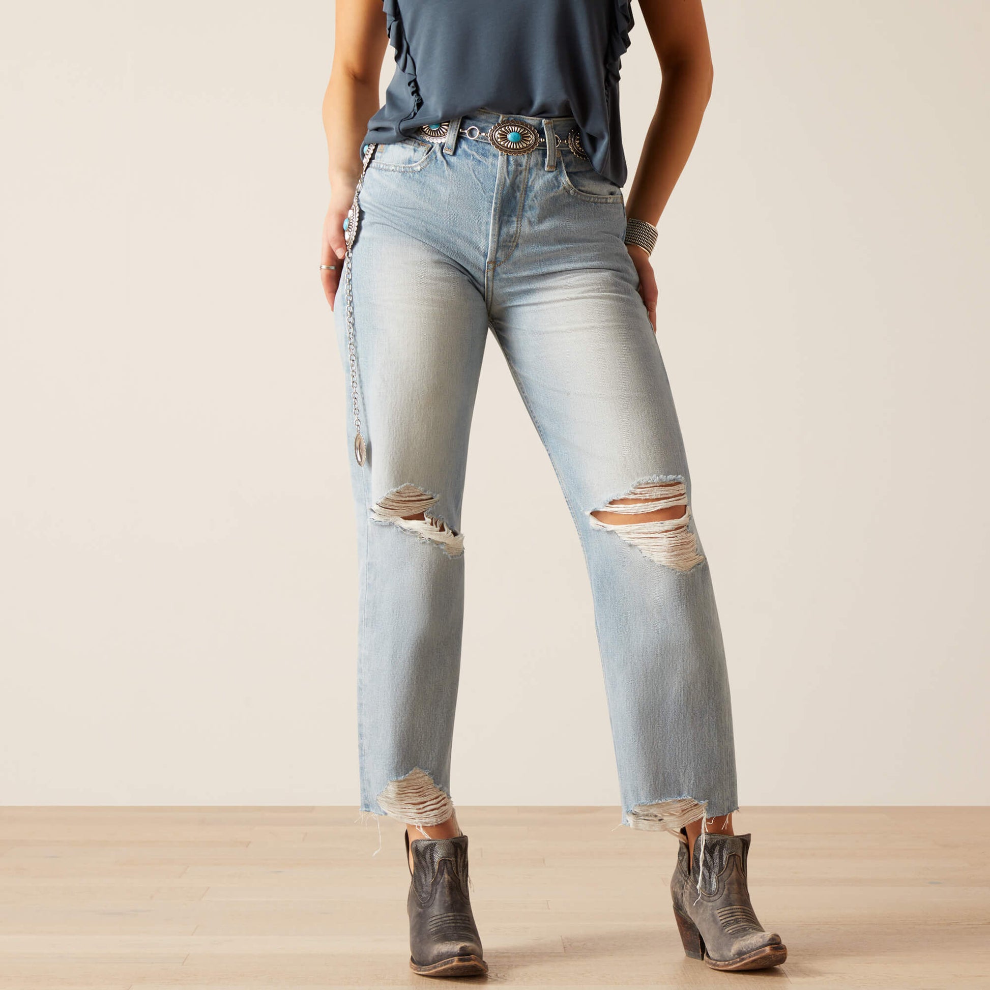 Ariat Website Store - Ultra High Rise Tomboy Straight Jean