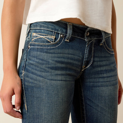 Ariat Outlet - R.E.A.L. Mid Rise Stretch Whipstitch Boot Cut Jean