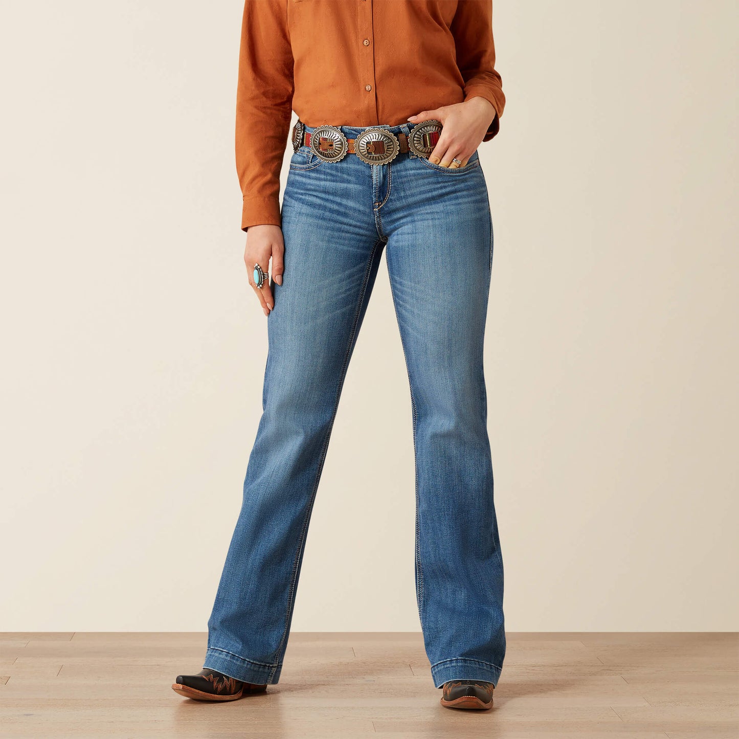Ariat Online Shop - Perfect Rise Isabelle Wide Trouser Jeans