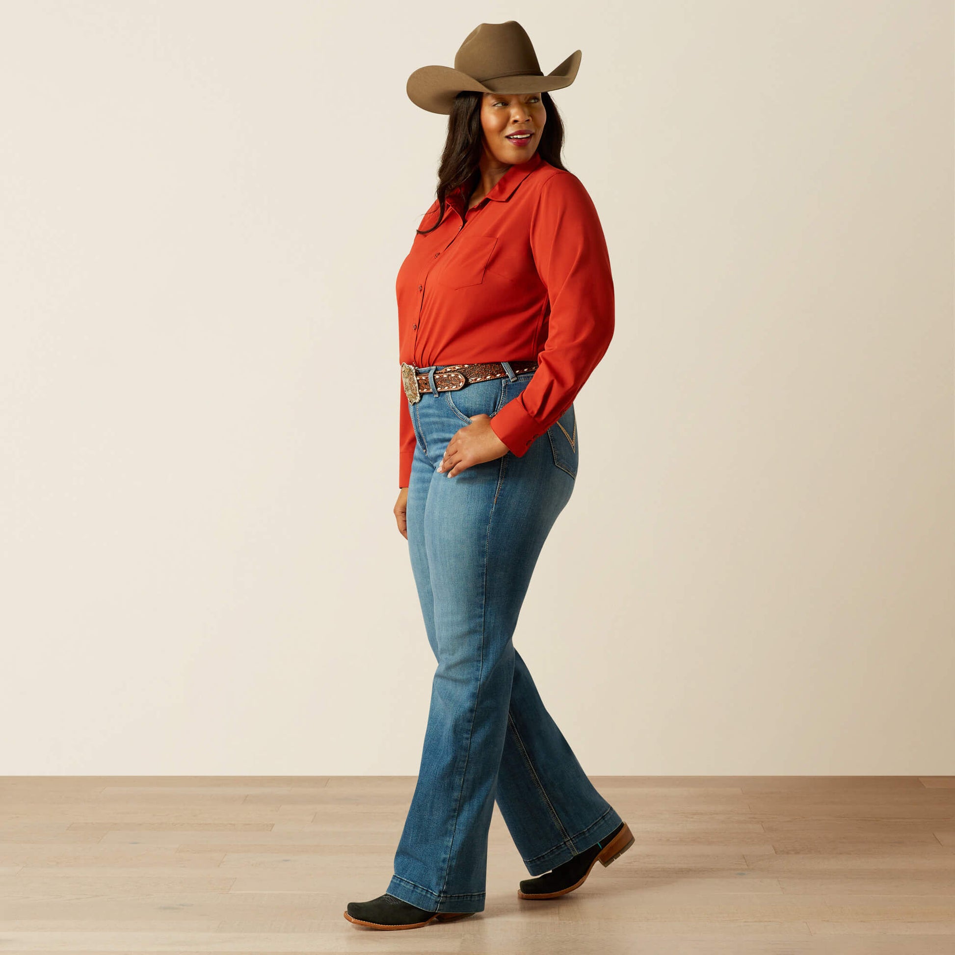 Ariat Online Shop - Perfect Rise Isabelle Wide Trouser Jeans