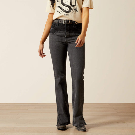 Ariat On Sale - Ultra High Rise Cheyenne Yoke Tomboy Boot Cut Jean
