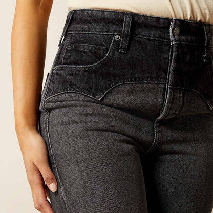 Ariat On Sale - Ultra High Rise Cheyenne Yoke Tomboy Boot Cut Jean