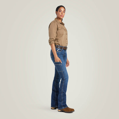 Ariat For Sale - Rebar Work Flex Perfect Rise Riveter Boot Cut Jean