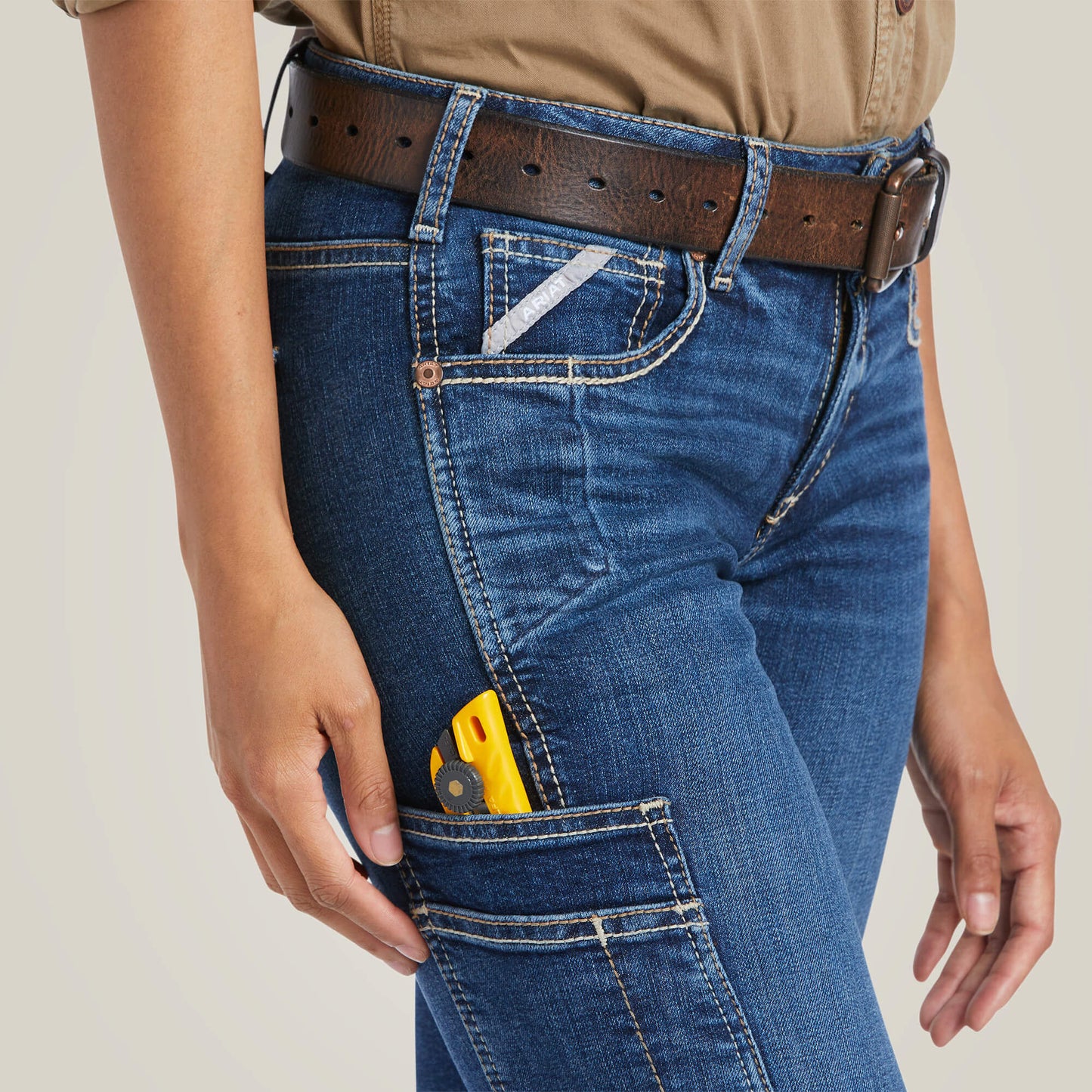 Ariat For Sale - Rebar Work Flex Perfect Rise Riveter Boot Cut Jean