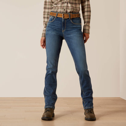 Ariat Sale - Rebar High Rise Riveter Straight Jean