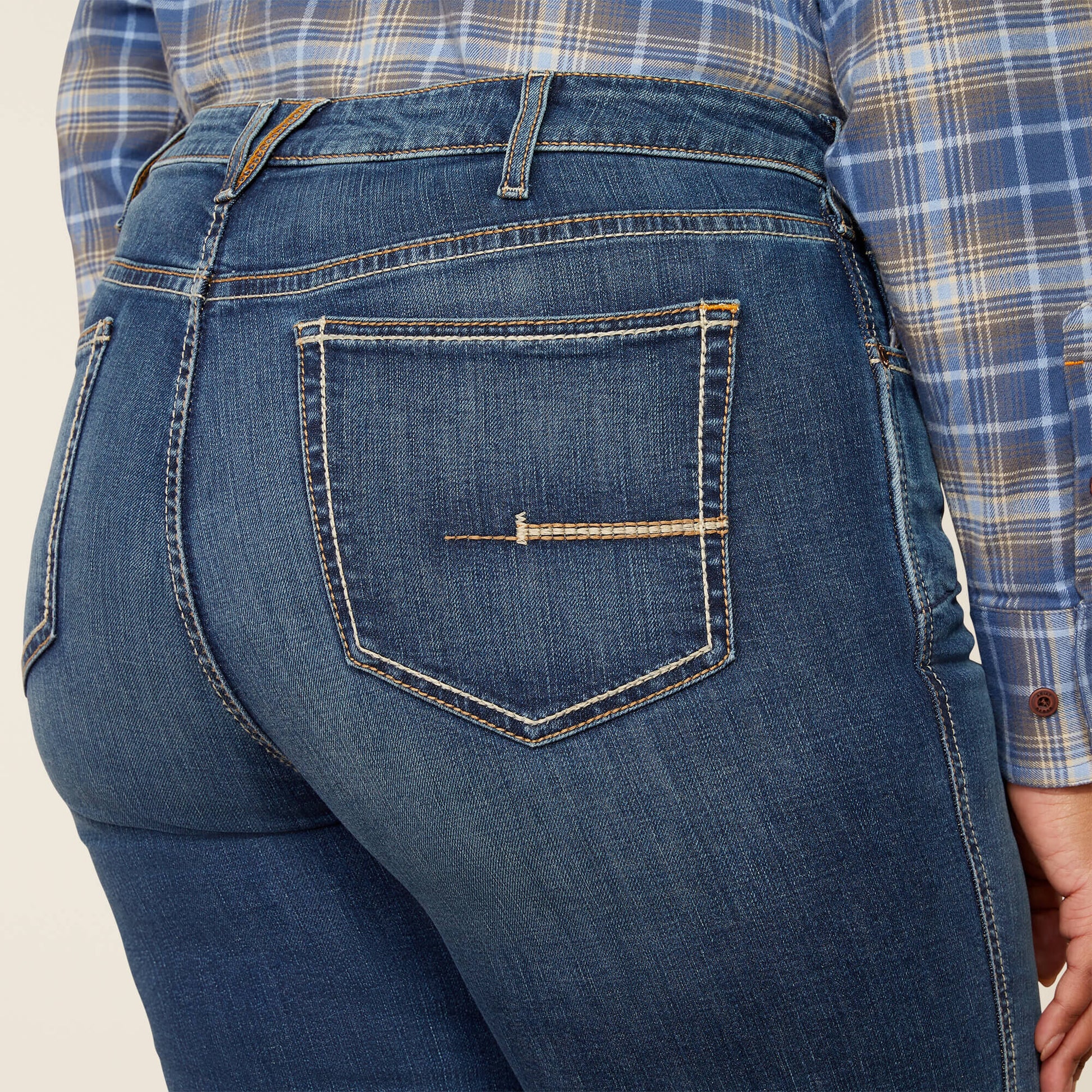 Ariat Sale - Rebar High Rise Riveter Straight Jean