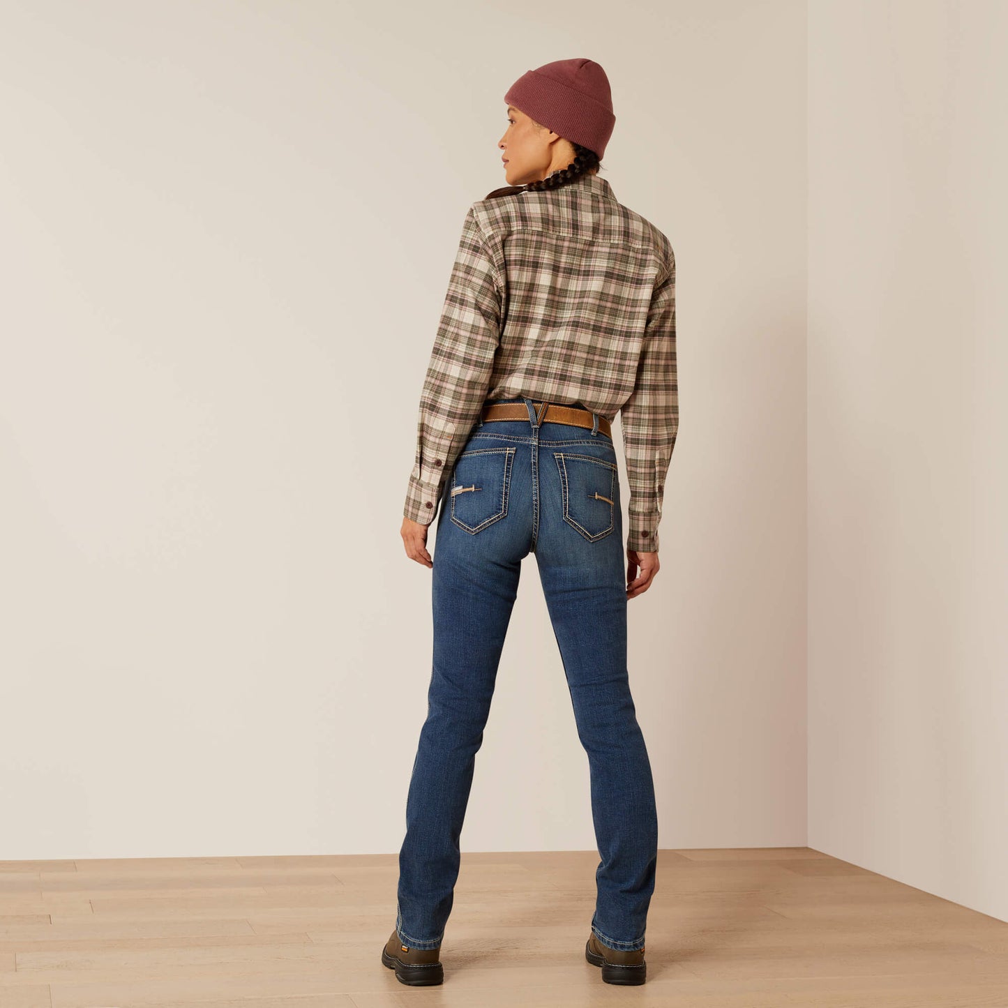Ariat Sale - Rebar High Rise Riveter Straight Jean